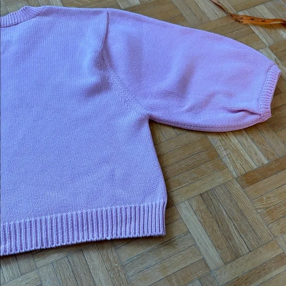 Kerri Rosenthal Pink Heart Knit Sweater - - Picture 10 of 16